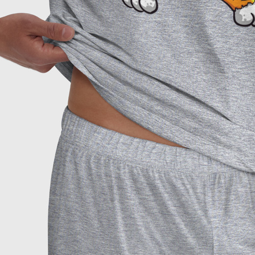 Мужская пижама хлопок ТИГР 2022 | DUB ТИГР, цвет меланж - фото 6