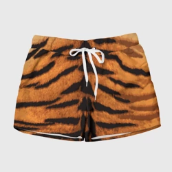 Женские шорты 3D Тигриная шкура