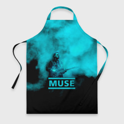 Фартук 3D Мэттью Беллами бирюзовый туман Muse