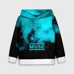 Детская толстовка 3D Мэттью Беллами бирюзовый туман Muse