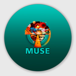 Круглый коврик для мышки The Resistance - Muse