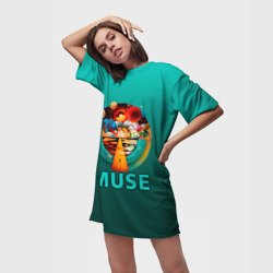 Платье-футболка 3D The Resistance - Muse - фото 2