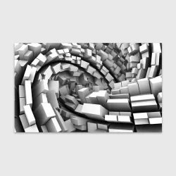 Бумага для упаковки 3D Геометрическая объёмная абстракция