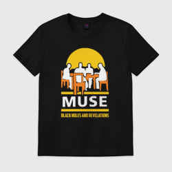 Мужская футболка хлопок Black Holes and Revelations - Muse