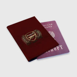 Обложка для паспорта матовая кожа Arsenal London - фото 2