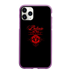 Чехол для iPhone 11 Pro Max матовый Believe in Devils