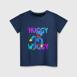 Детская футболка хлопок Huggy wuggy игрушка с зубами