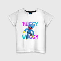 Детская футболка хлопок Huggy Wuggy игрушка с зубами