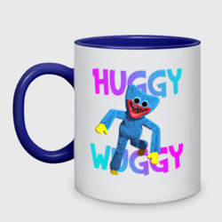 Кружка двухцветная Huggy Wuggy игрушка с зубами