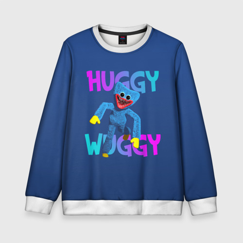 Детский свитшот 3D Huggy Wuggy зубастый монстр, цвет 3D печать