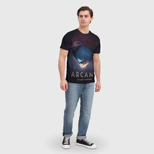 Мужская футболка 3D Arcane: League of Legends, цвет 3D печать - фото 5