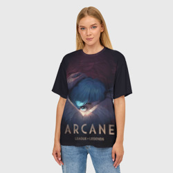 Женская футболка oversize 3D Arcane: League of Legends - фото 2