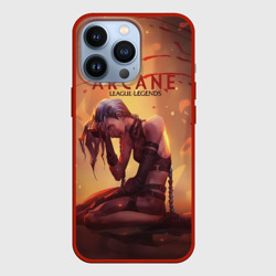 Чехол для iPhone 13 Pro Arcane: League of Legends Jinx