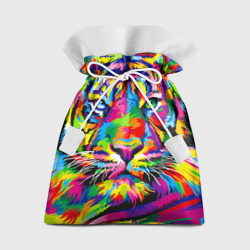 Подарочный 3D мешок Тигр в стиле поп-арт