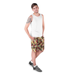 Мужские шорты 3D Multicolor Sigil Pattern - фото 2
