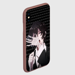 Чехол для iPhone XS Max матовый Дазай Осаму Исповедь неполноценного человека - фото 2