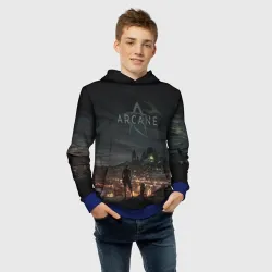 Детская толстовка 3D Аркейн сити - фото 6