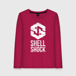 Женский лонгслив хлопок Shlshk Glitched Logo Collection