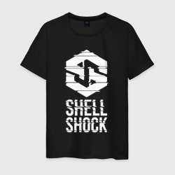 Мужская футболка хлопок SHLSHK | Glitched Logo Collection