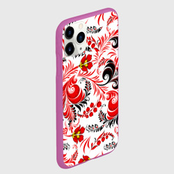 Чехол для iPhone 11 Pro матовый Русская национальная роспись - фото 2