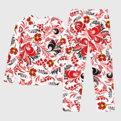 Мужской костюм для дома 3D Русская национальная роспись