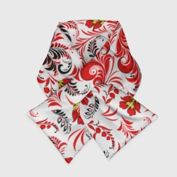 Шарф-пуховик 3D Русская национальная роспись