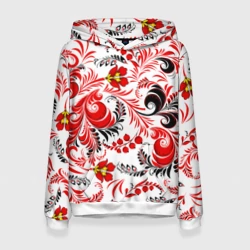 Женская толстовка 3D Русская национальная роспись