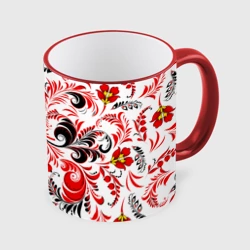 Кружка с полной запечаткой Русская национальная роспись