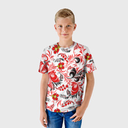 Детская футболка 3D Русская национальная роспись - фото 2