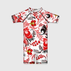 Детский купальный костюм 3D Русская национальная роспись