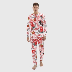 Мужской костюм для дома 3D Русская национальная роспись - фото 2