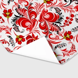 Бумага для упаковки 3D Русская национальная роспись - фото 2