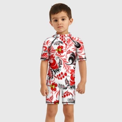 Детский купальный костюм 3D Русская национальная роспись - фото 2