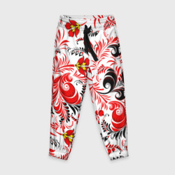 Детские брюки 3D Русская национальная роспись