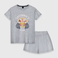 Женская пижама с шортиками хлопок Ванпанчмен 01