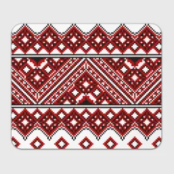 Прямоугольный коврик для мышки Русский узор, геометрическая вышивка