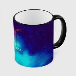 Кружка с полной запечаткой Близнецы Gemini, знак зодиака