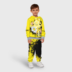 Детский костюм с толстовкой 3D Жирафа с герберой - фото 2