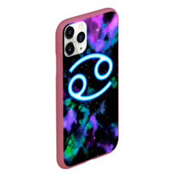 Чехол для iPhone 11 Pro Max матовый Рак Cancer, знак зодиака - фото 2