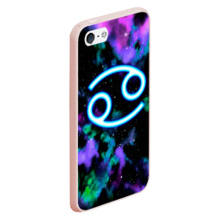 Чехол для iPhone 5/5S матовый Рак Cancer, знак зодиака - фото 2