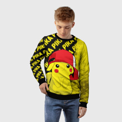 Детский свитшот 3D Пикачу, Pikachu - фото 2