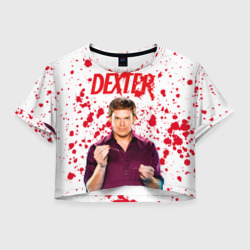 Женская футболка Crop-top 3D Декстер Dexter