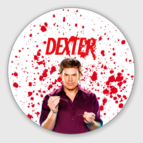 Круглый коврик для мышки Декстер Dexter