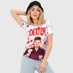 Женская футболка 3D Slim Декстер Dexter - фото 2