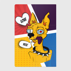 Магнитный плакат 2Х3 Comics Пес Dog Yes Love