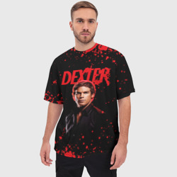 Мужская футболка oversize 3D Dexter Декстер - фото 2