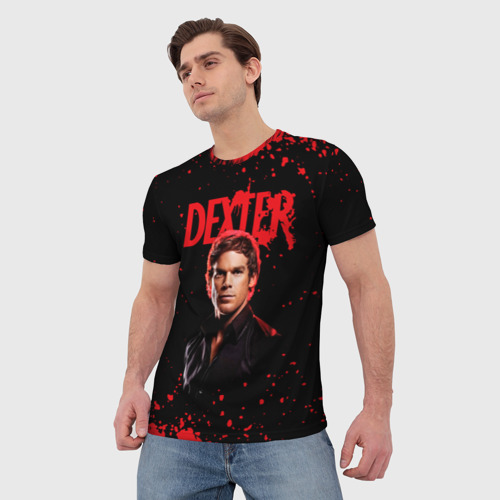 Мужская футболка 3D Dexter Декстер, цвет 3D печать - фото 3