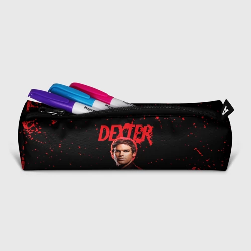 Пенал школьный 3D с принтом Dexter Декстер, фото на моделе #1