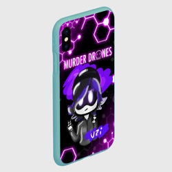Чехол для iPhone XS Max матовый Murder Drones Дроны-убийцы Узи Uzi - фото 2
