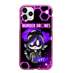 Чехол для iPhone 11 Pro Max матовый Murder Drones Дроны-убийцы Узи Uzi